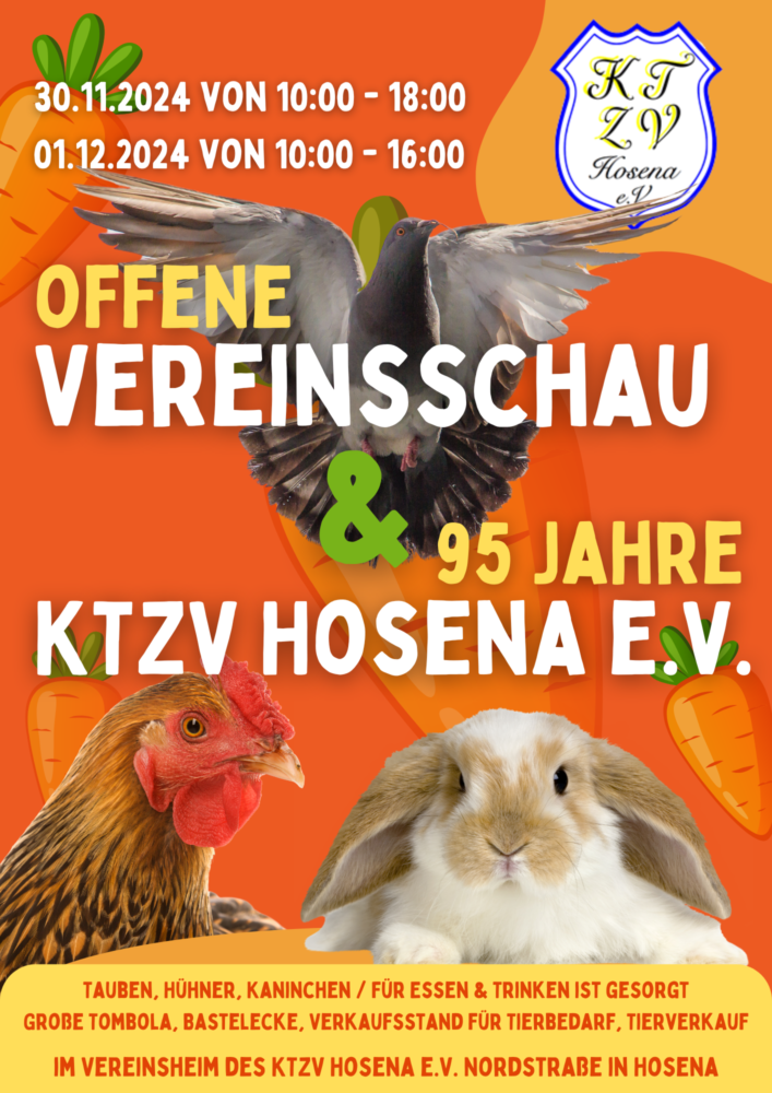 Offene Vereinsschau & 95 Jahre KTZV