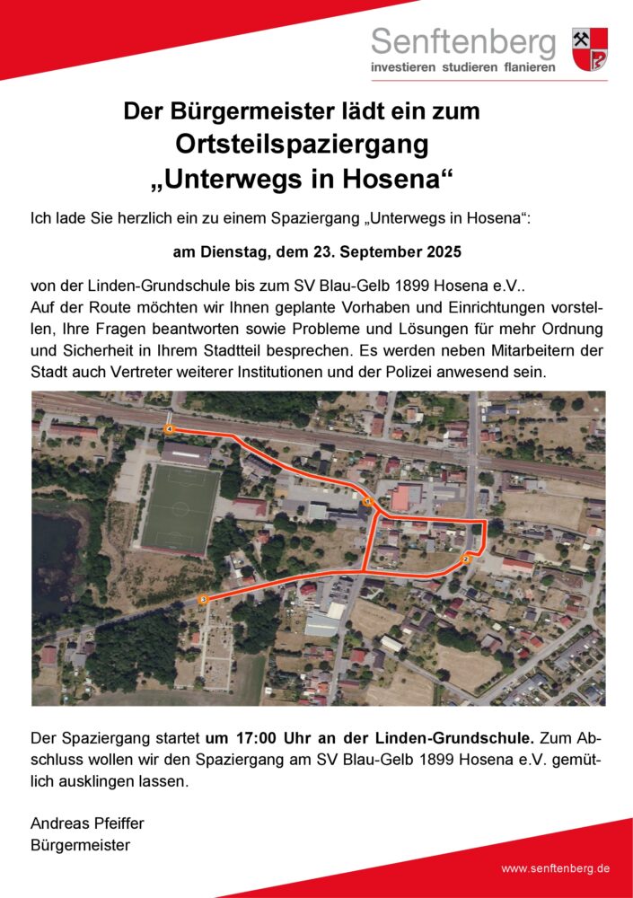 Ortsteilspaziergang am 23.09.2025