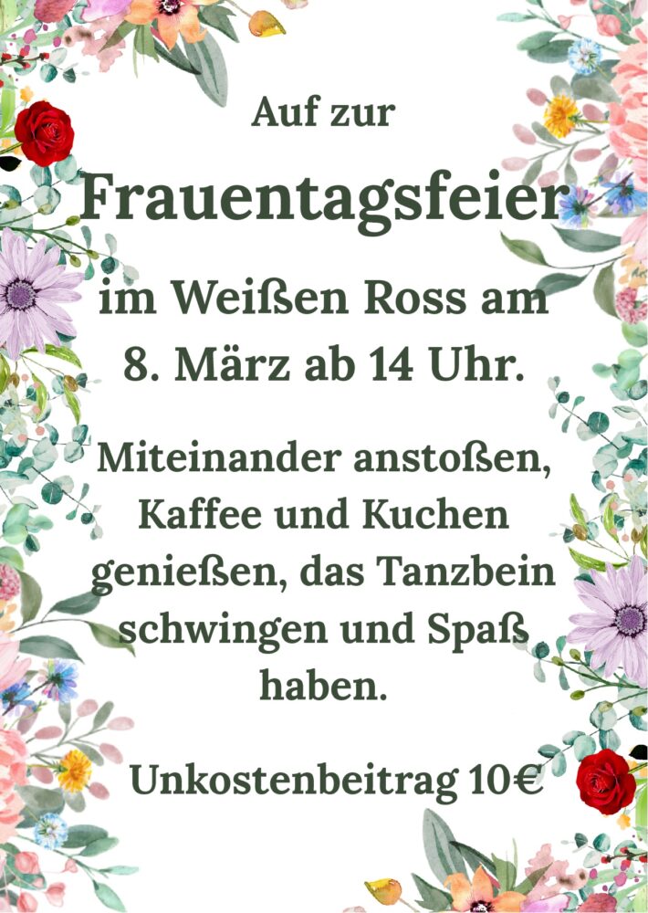 Frauentagsfeier am 08.03.26