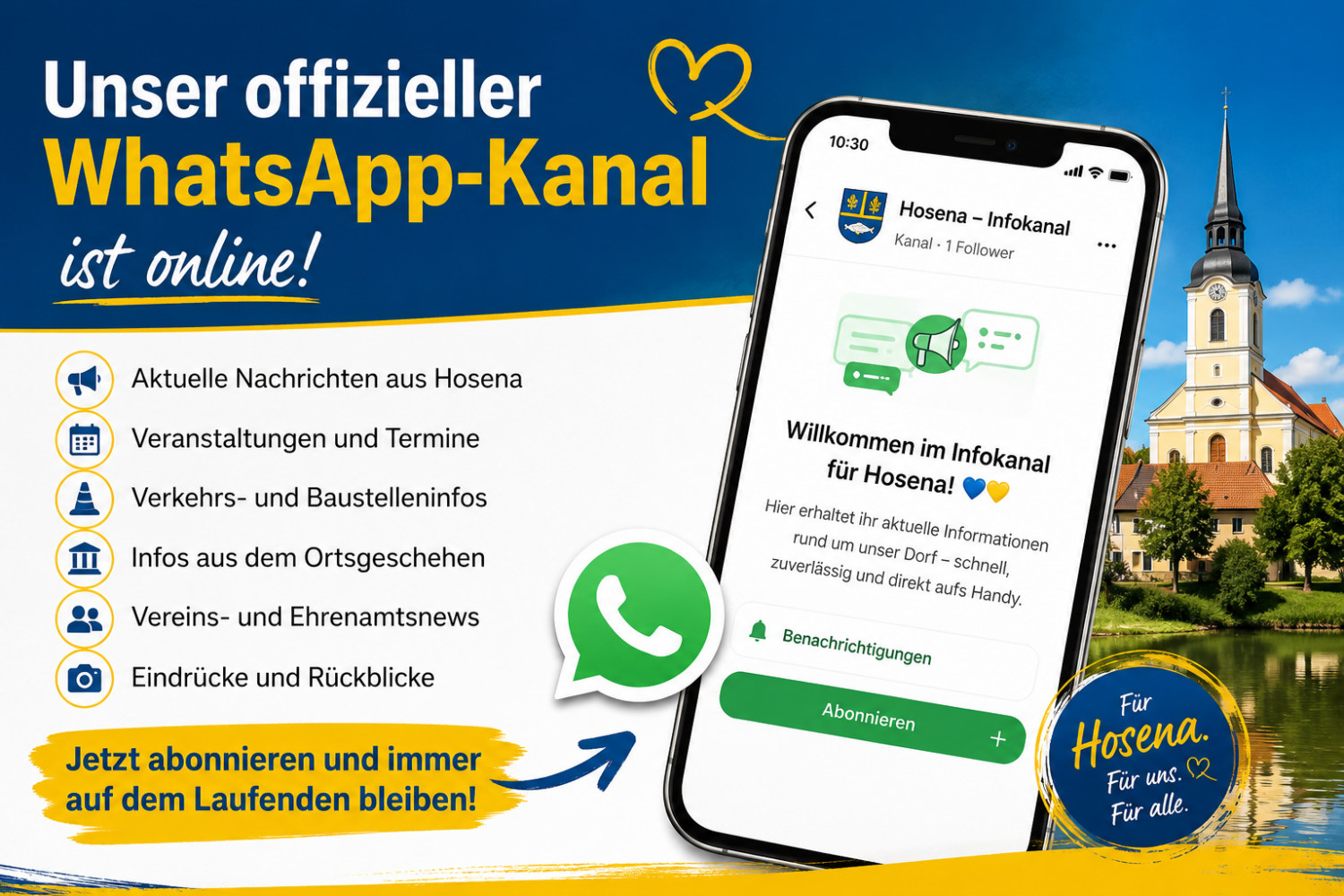 Hosenaer Infokanal jetzt online
