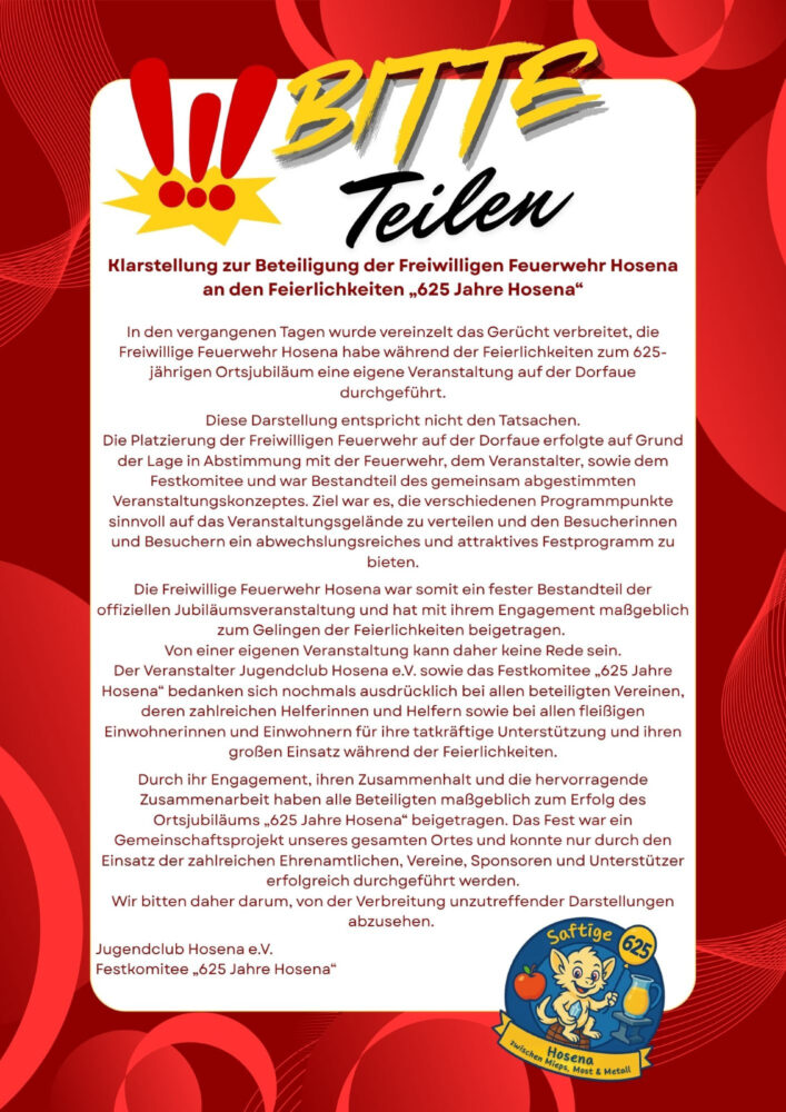 Richtigstellung